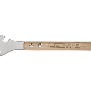 מפתח פדלים עם ידית עץ ופותחן בקבוקים Lezyne Classic Pedal Rod
