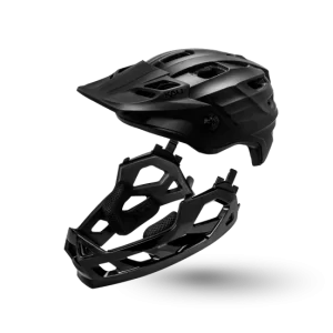 Alternative view of קסדה Maya Full Face Child Blackout Sld Mat Blk