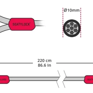 Alternative view of מנעול Cable 2.2
