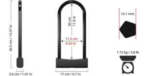 Alternative view of מנעול Mason U lock 300