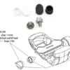 קיט ברגים וכיסויים ימין/שמאל KIT BOUCHONS KEO 2 MAX BLADE