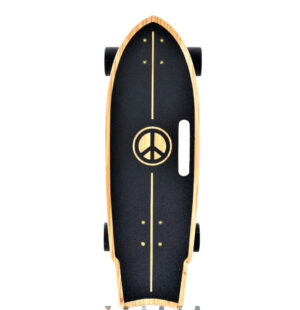 Alternative view of סקייטבורד  PEACE BOARD ZEBRA  28 2021