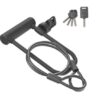 מנעול SYNCROS פרסה לאופניים SYNCROS Warfield U-Lock w/Loop Cable