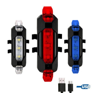 נצנץ נטען לאופניים כולל חיבור USB (יח' 1)