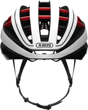 Alternative view of קסדה לאופניים ABUS AVENTOR - אדום/לבן