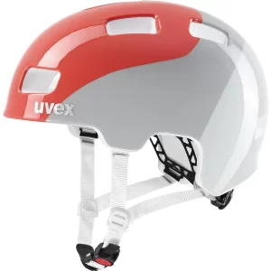 קסדה לאופניים UVEX HLMT 4 - אפור/אדום