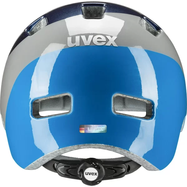 ⁦קסדה לאופניים UVEX HLMT 4 - כחול/אפור⁩ – תמונה ⁦4⁩