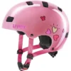 קסדה לאופניים UVEX KID 3 - ורוד לבבות