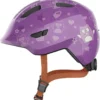 קסדה לאופניים לילדים ABUS SMILEY 3 - כוכבים סגול