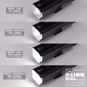 Alternative view of פנס E-LUME 600 סרפס
