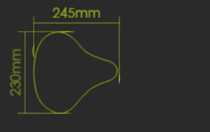 Alternative view of כסוי ג'ל לאוכף 260MMX245MM DDK