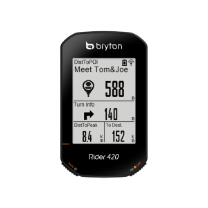 Bryton Rider 420 E מחשבון רכיבה לאופניים