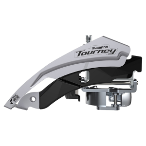 Shimano (TY600) Tourney 6/7/8 Spd Front Derailleur Dual Pull Top Swing