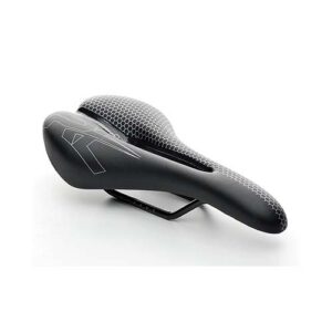 אוכף מקצועי 131 מ”מ RL – צבע שחור/אפור