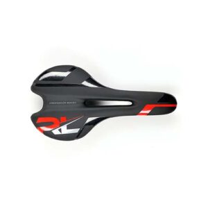 Alternative view of אוכף מקצועי 147 מ”מ RL – צבע שחור/אדום