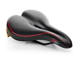 Alternative view of אוכף רחב עם חריץ 177 מ”מ RL – צבע שחור/אדום