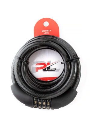 מנעול RL כבל באורך 1.8 מטר ועובי 12 מ”מ קומבינציה