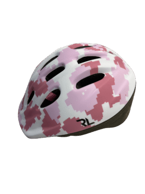 קסדה לאופניים RL Luka – מידה S – צבע ורוד משבצות