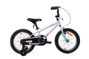 אופני ילדים אלומיניום BMX ROCKET 16 - ורוד