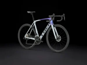 Alternative view of Trek Emonda SL 6 Disc Di2 2024 - Plasma Pearl Grey/Purple Flip