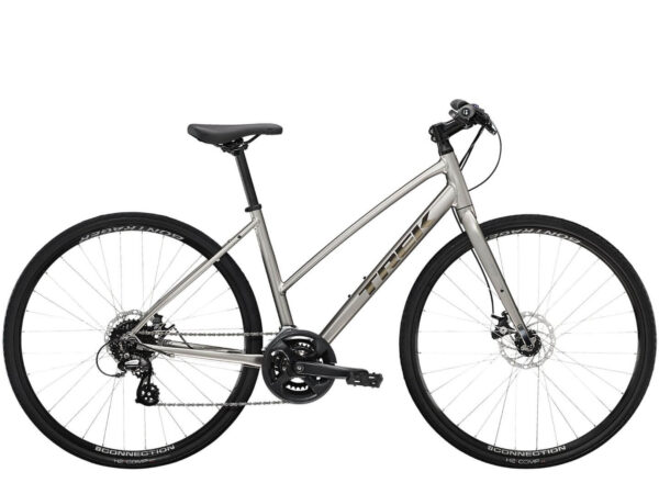 ⁦Trek FX 1 Stagger Disc 2022 - Silver⁩ – תמונה ⁦2⁩