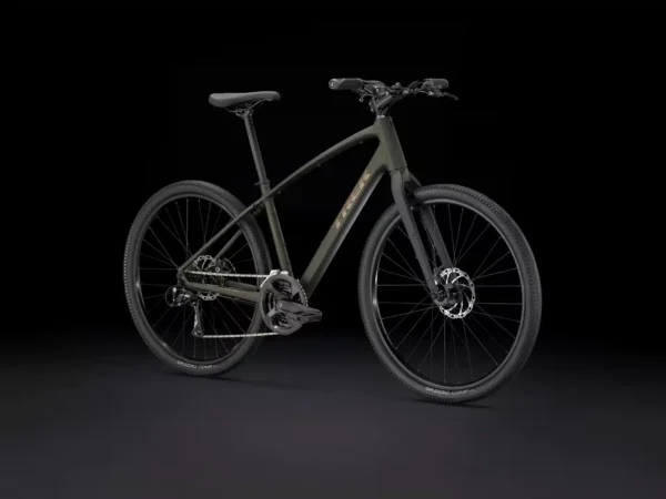 ⁦אופני עיר Trek Dual Sport 1 Gen 5 - Satin Black Olive⁩ – תמונה ⁦3⁩