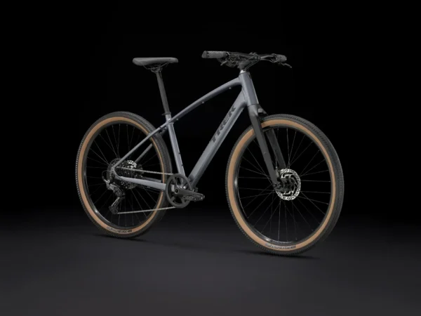 ⁦אופני עיר Trek Dual Sport 3 Gen 5 2024 - Grey⁩ – תמונה ⁦3⁩