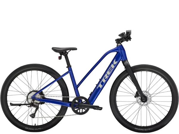⁦אופני עיר חשמליים Trek Dual Sport Plus 2 - Blue⁩ – תמונה ⁦2⁩