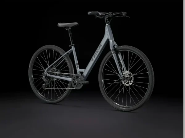 ⁦אופני עיר נוחים Trek Verve 2 LowStep Disc 2025 - Galactic Grey⁩ – תמונה ⁦3⁩
