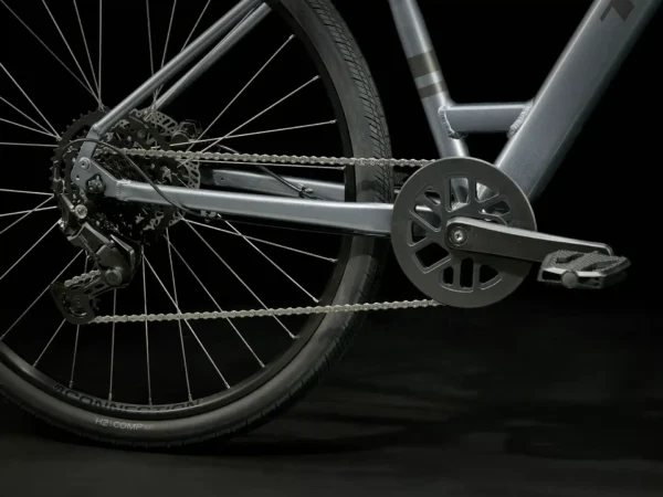 ⁦אופני עיר נוחים Trek Verve 2 LowStep Disc 2025 - Galactic Grey⁩ – תמונה ⁦8⁩