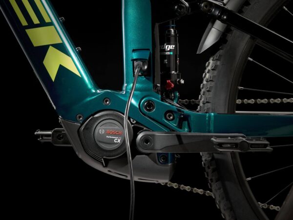 ⁦אופניים חשמליים Trek Powerfly FS 4 2023 - Dark Aquatic/Trek Black⁩ – תמונה ⁦4⁩