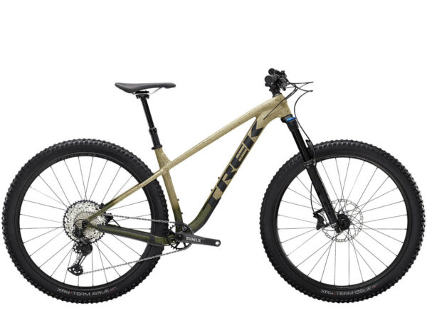 ⁦Trek Roscoe 9 2023 – אופני All Mountain זנב קשיח - Matte Quicksand to Olive Fade/Black⁩ – תמונה ⁦2⁩