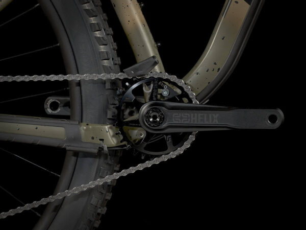 ⁦Trek Roscoe 9 2023 – אופני All Mountain זנב קשיח - Matte Quicksand to Olive Fade/Black⁩ – תמונה ⁦5⁩
