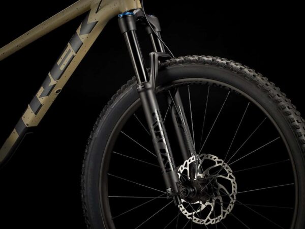 ⁦Trek Roscoe 9 2023 – אופני All Mountain זנב קשיח - Matte Quicksand to Olive Fade/Black⁩ – תמונה ⁦9⁩