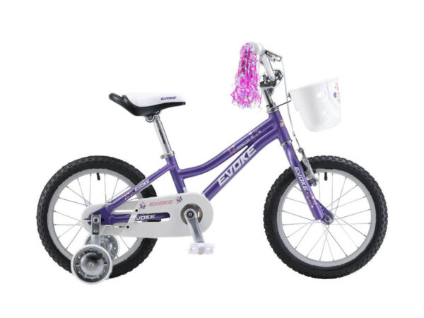 ⁦אופני BMX לילדות ללא הילוכים Evoke Princess 16 Girls - Purple⁩ – תמונה ⁦2⁩