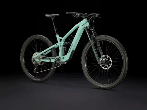 ⁦אופני הרים חשמליים Trek Fuel EXe 5 2025 - Blue Sage⁩ – תמונה ⁦2⁩