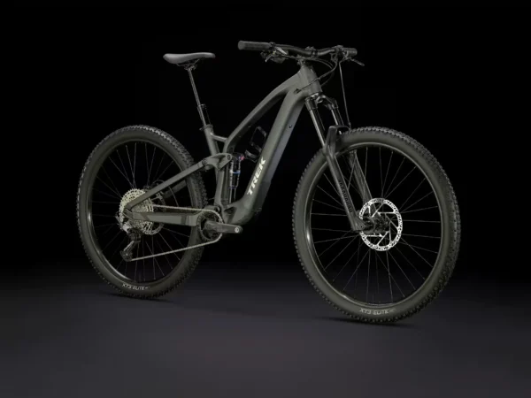 ⁦אופני הרים חשמליים Trek Fuel EXe 5 2025 - Matte Dnister Black⁩ – תמונה ⁦2⁩