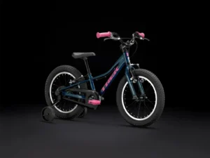 Alternative view of אופני ילדים וילדות מעצורי יד Trek Precaliber 16 FW 2023-25 - Dark Aquatic/Pink