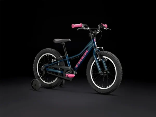 ⁦אופני ילדים וילדות מעצורי יד Trek Precaliber 16 FW 2023-25 - Dark Aquatic/Pink⁩ – תמונה ⁦2⁩