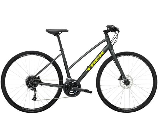 ⁦אופני עיר Trek FX 2 Stagger Disc 2022-23 - Lithium Grey⁩ – תמונה ⁦2⁩