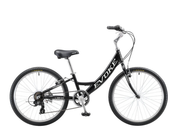 ⁦אופני עיר לילדות Evoke L100 24 - Black⁩ – תמונה ⁦2⁩