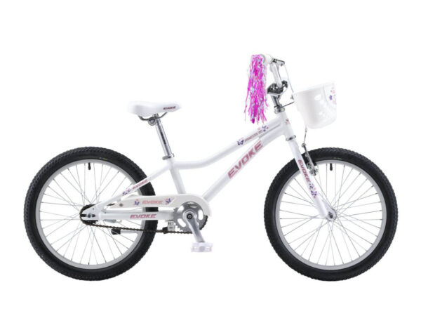 ⁦אופניי BMX לילדות ללא הילוכים Evoke Princess 20 Girls - White⁩ – תמונה ⁦2⁩