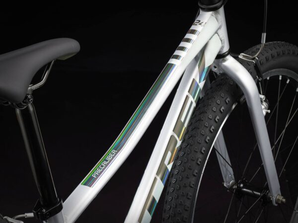 ⁦אופניים לילדים Trek Precaliber 24 8S 2023-25 ללא בולם - Quicksilver⁩ – תמונה ⁦4⁩