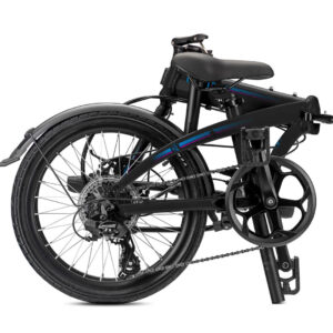 Alternative view of אופניים מתקפלים Tern Link B8 2022 עם כנפיים וסבל - Black/Blue